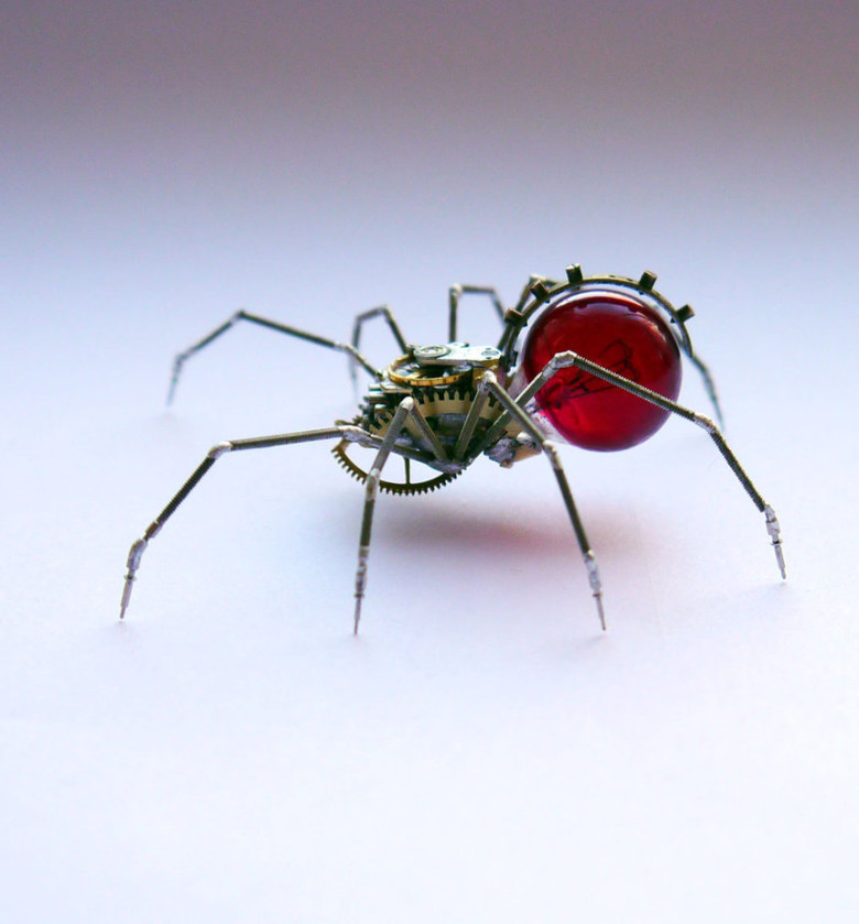 Steampunk spider