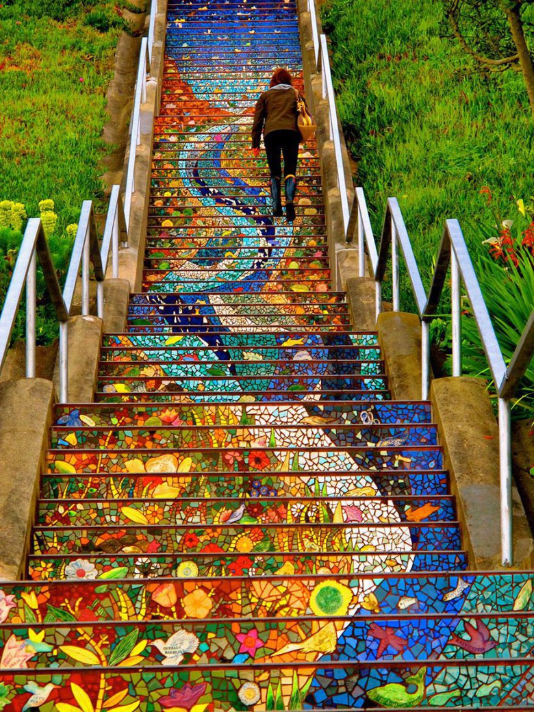 Cool trappa i San Francisco