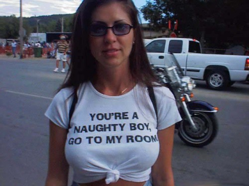 Roligt t-shirttryck