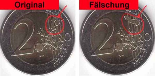 Euromynten är bara för fina