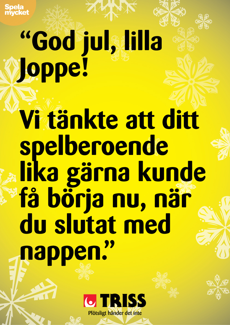 Triss julreklam (som den borde vara)