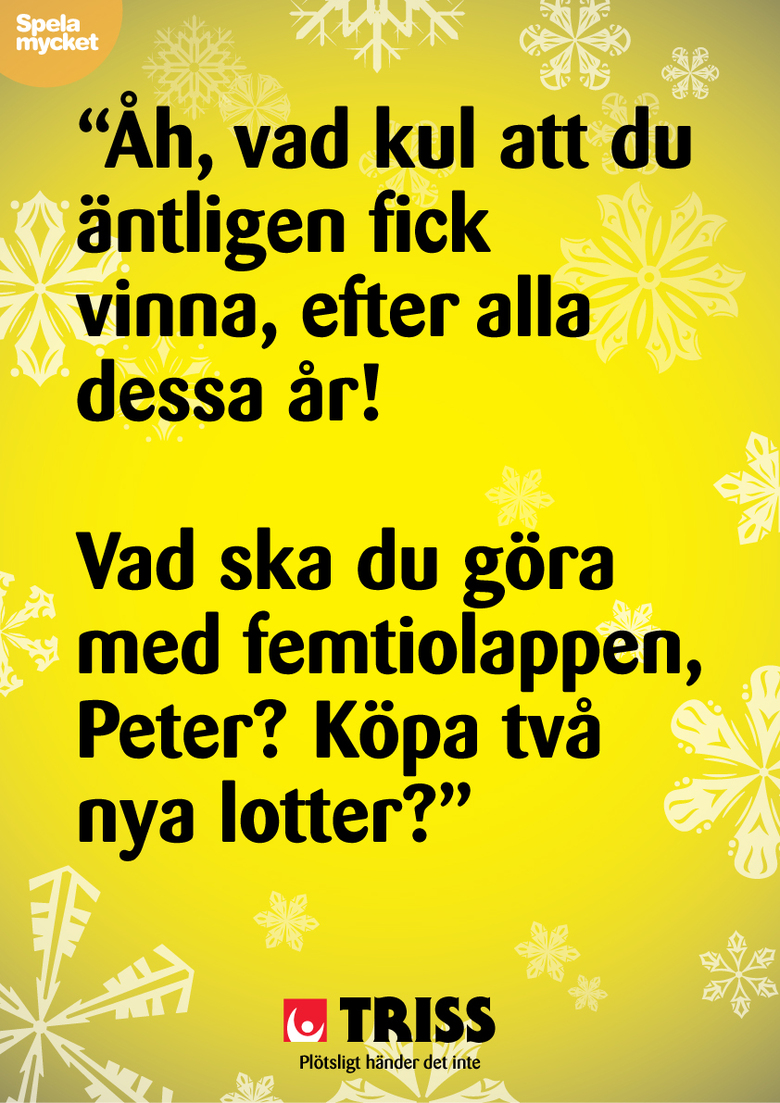 Triss julreklam (som den borde vara) – bild 2 av 3