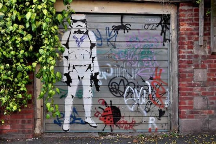 Starwars fans börjar med gatukonst – bild 2 av 30