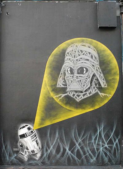Starwars fans börjar med gatukonst – bild 8 av 30