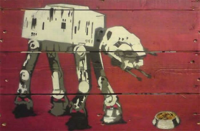 Starwars fans börjar med gatukonst – bild 9 av 30
