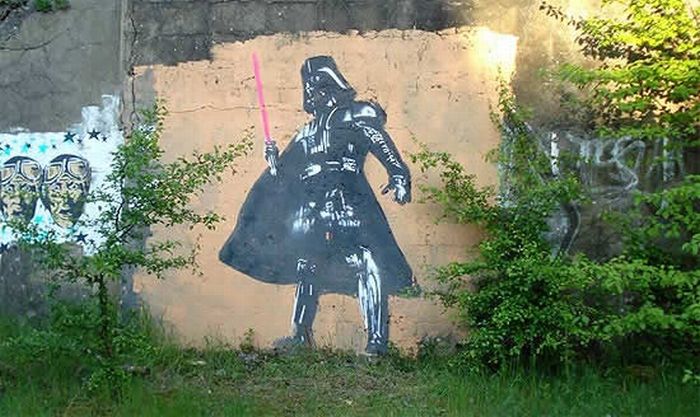 Starwars fans börjar med gatukonst – bild 10 av 30
