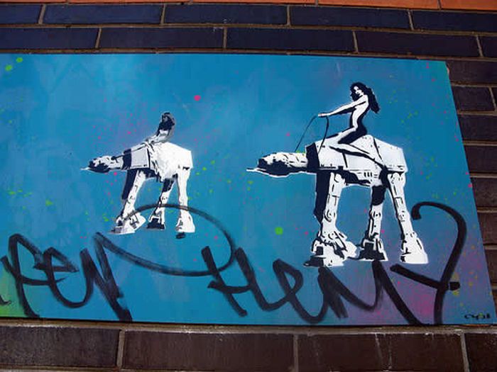 Starwars fans börjar med gatukonst – bild 23 av 30