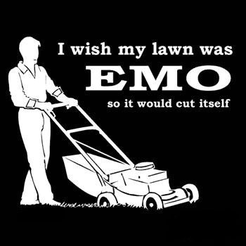 Jag önskar att min gräsmatta var EMO