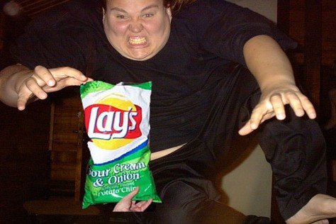 Sjukt sugen på chips