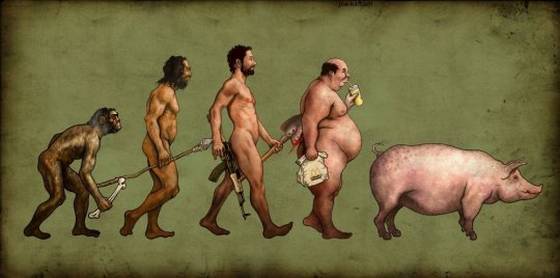 Roliga evolutionsbilder  – bild 1 av 5