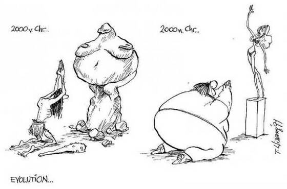 Roliga evolutionsbilder  – bild 2 av 5