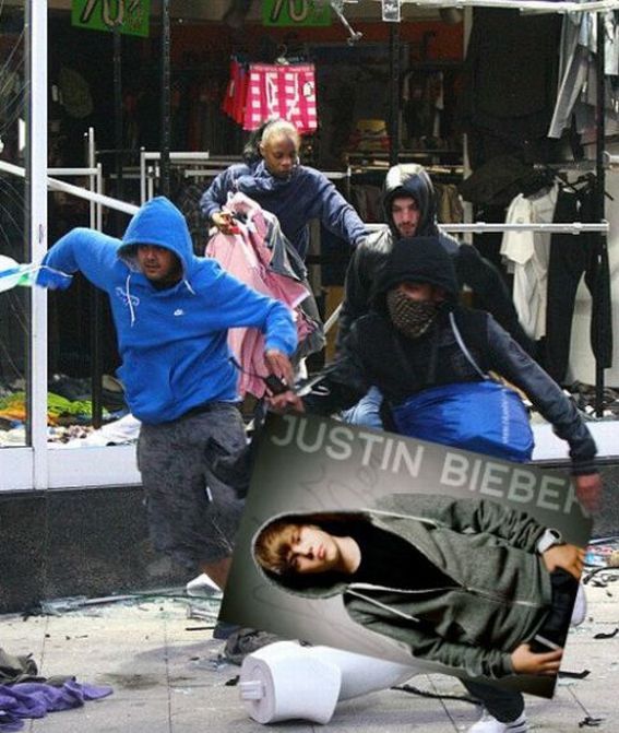 Photoshoppade bilder från kravallerna i London 2011 – bild 25 av 46