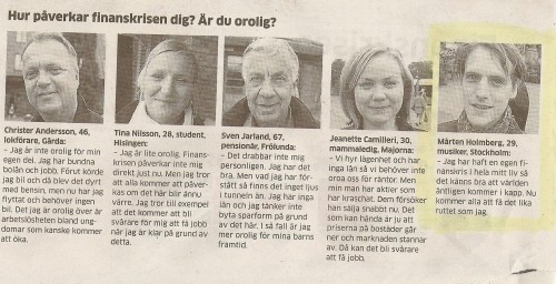 Mårten om finanskrisen