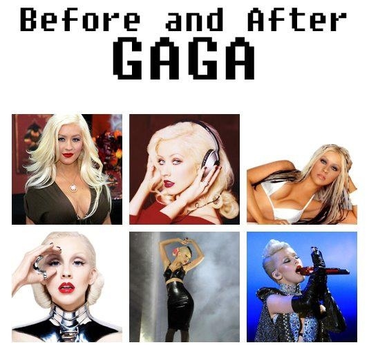 Popstjärnor: Före och efter Lady Gaga – bild 4 av 5
