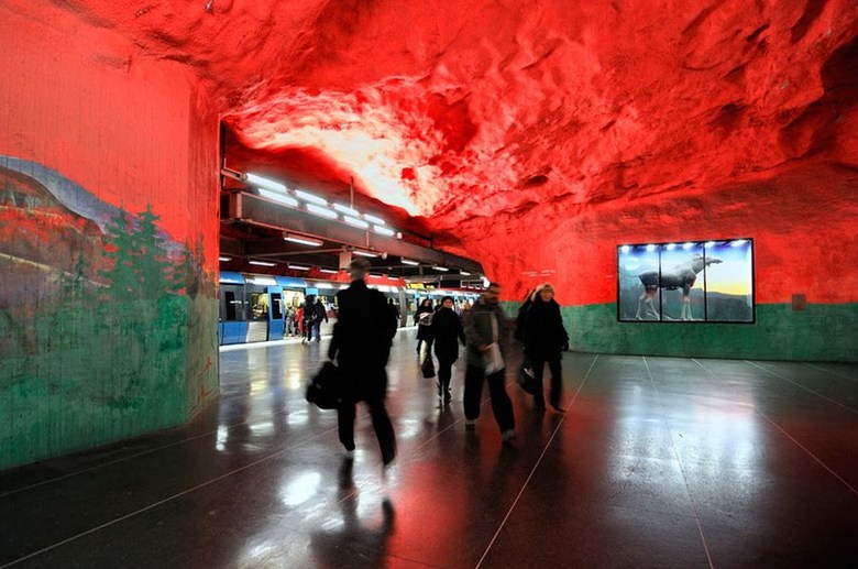 Konst i Stockholms tunnelbana – bild 7 av 46