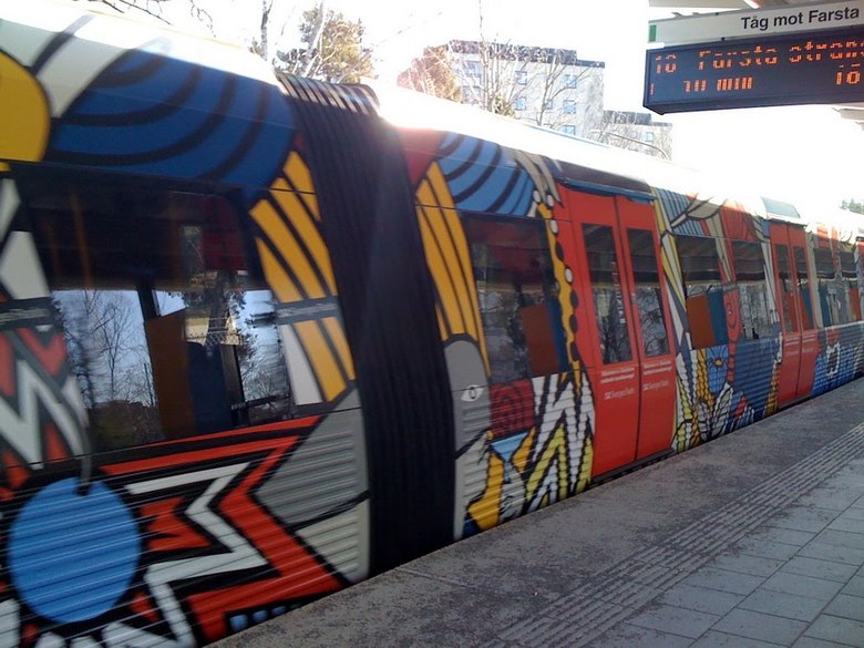 Konst i Stockholms tunnelbana – bild 13 av 46