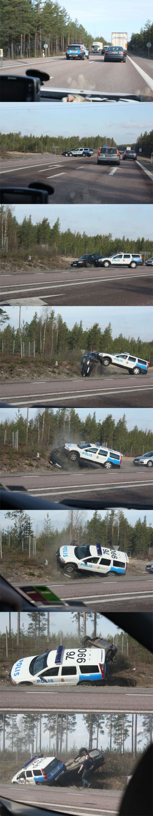 Polisen välter Audi