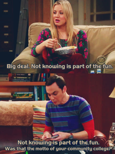 Not knowing is part of the fun