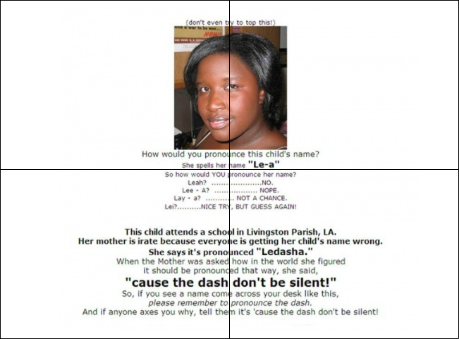Grammar; she knows it.