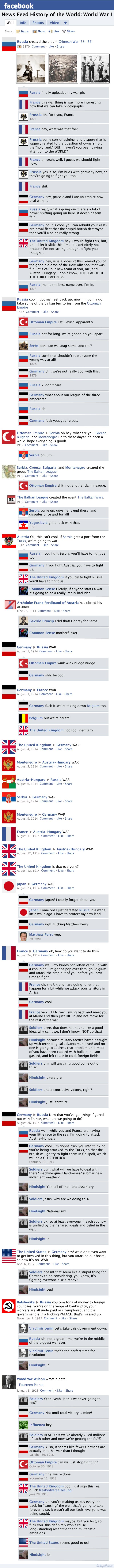 Världskrigens historia på facebook – bild 1 av 3