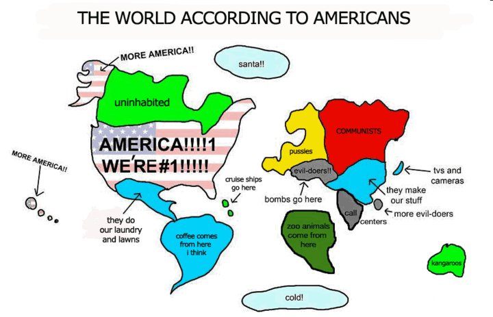 USA om världen