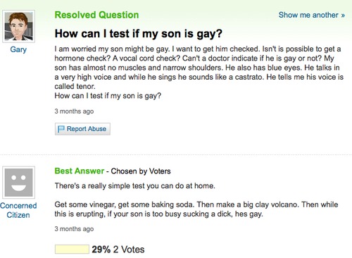 Gay test