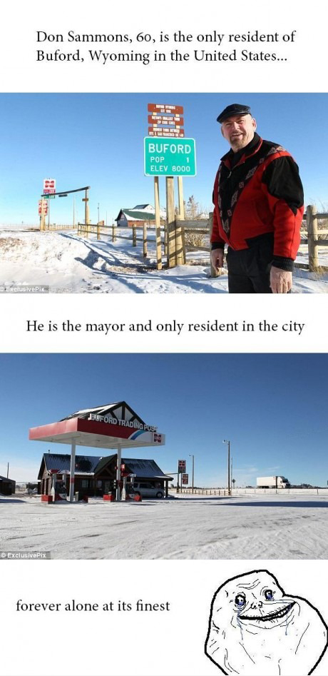 The real forever alone guy