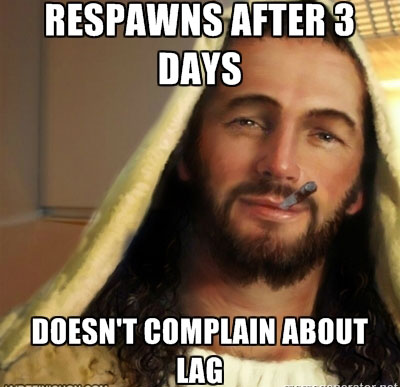 Jesus klagar inte
