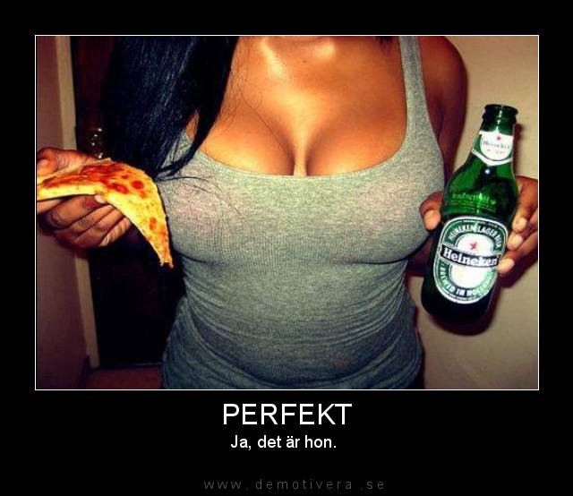 Hon är perfekt