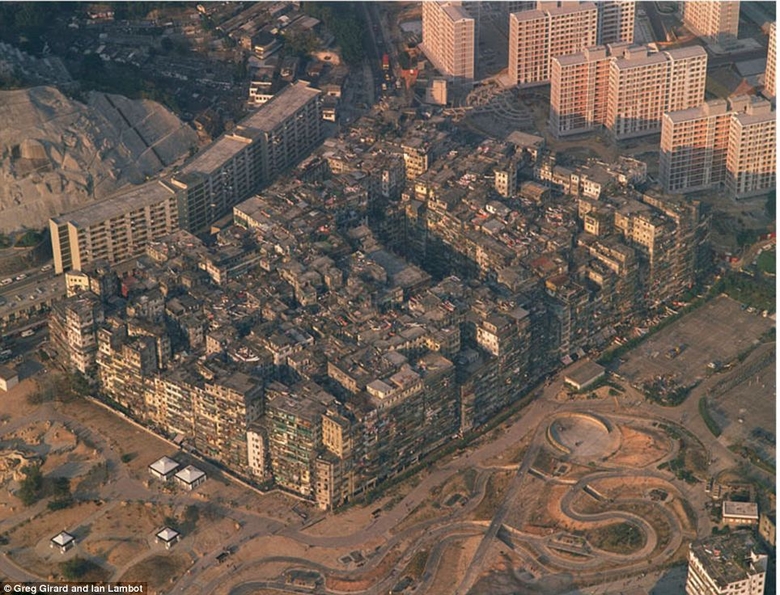 Tätbefolkad stadsdel i Kina – bild 2 av 22