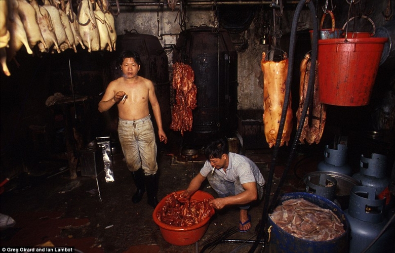 Tätbefolkad stadsdel i Kina – bild 12 av 22