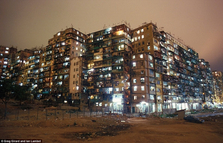 Tätbefolkad stadsdel i Kina – bild 13 av 22