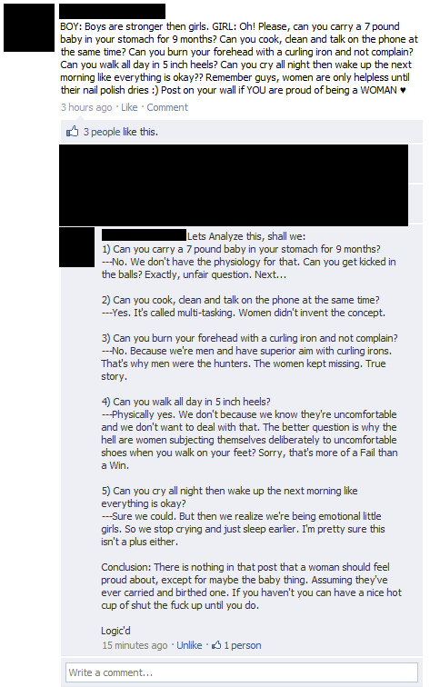 Facebook battle