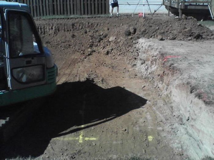 Hemmagjord pool – bild 10 av 38