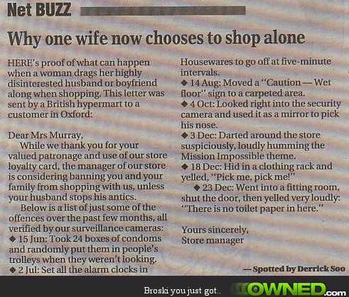 Shoppande par