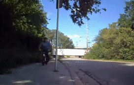 Snyggt BMX-trick
