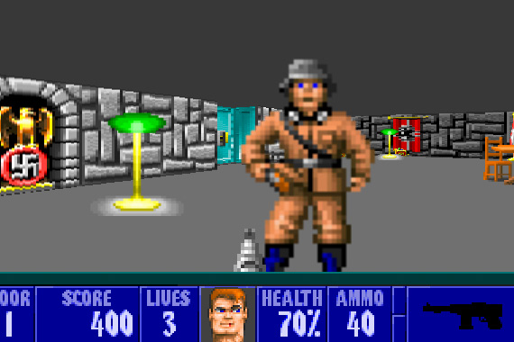 Bild från Wolfenstein 3d (HTML5)