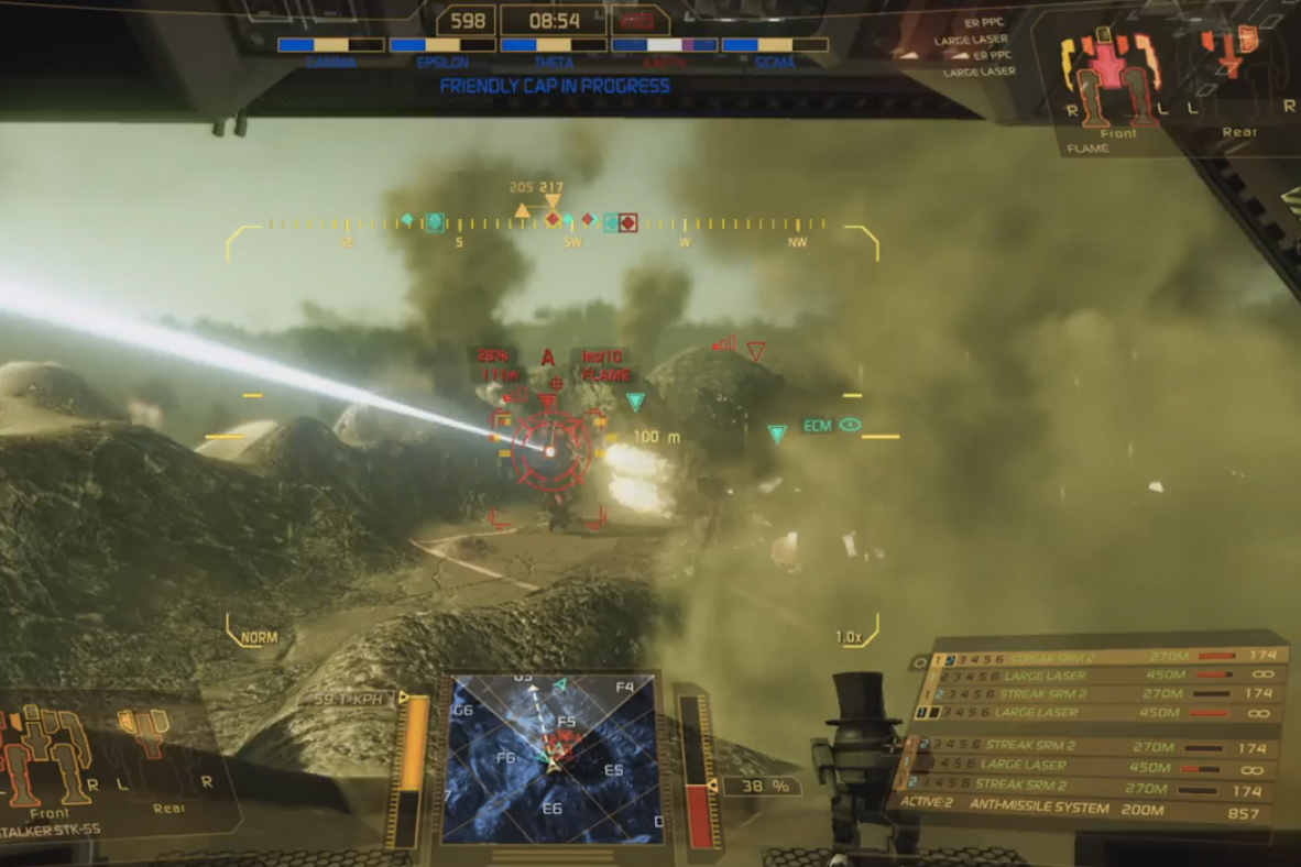 Bild från Mechwarrior Online