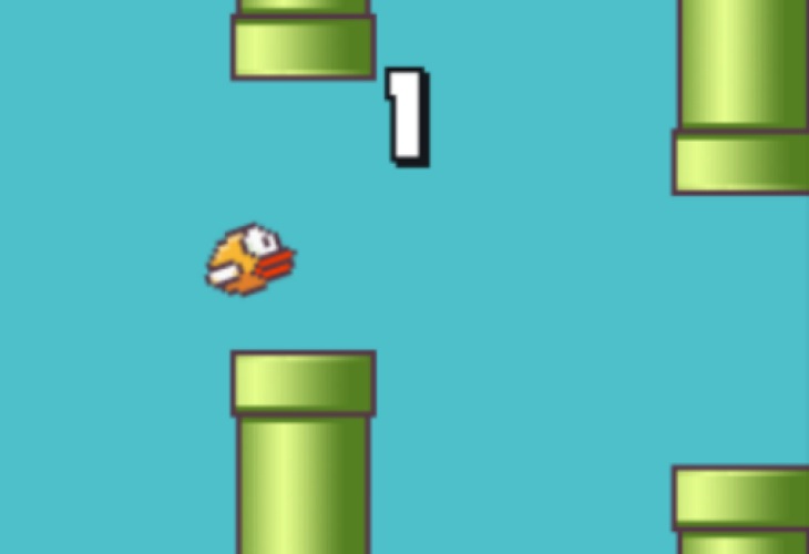 Bild från Flappy bird