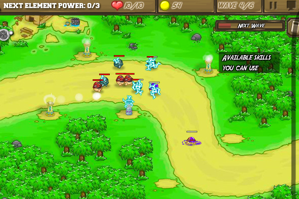 Bild från Elemental Strike: Mirage Tower