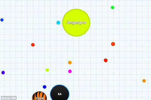 Bild från Agar.io