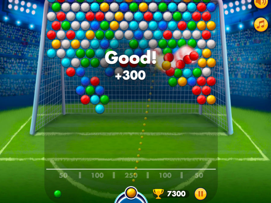Bild från Bubble Shooter Soccer 2