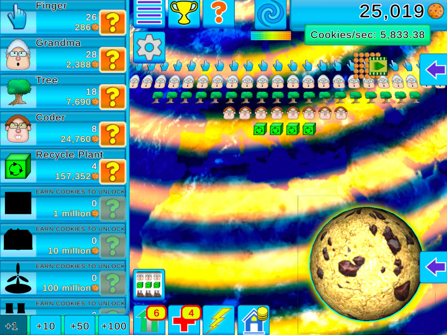 Bild från Cookie Clicker Climate Change