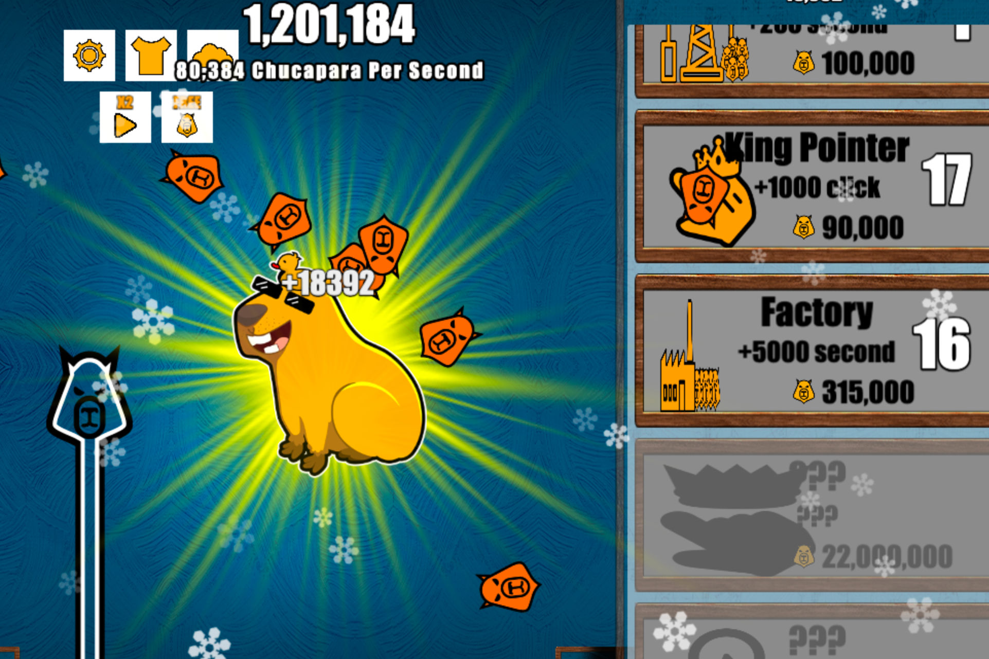 Bild från Capybara Clicker
