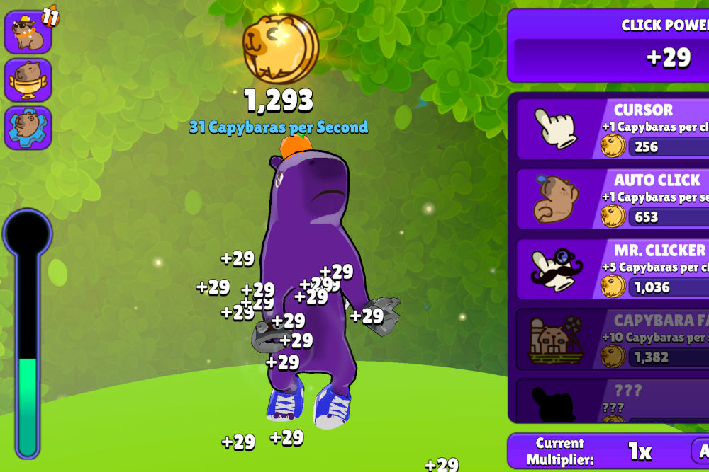Bild från Capybara Clicker 2