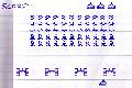 Bild från Notepad Invaders