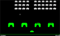 Bild från Space Invaders