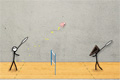Bild från Stick badminton