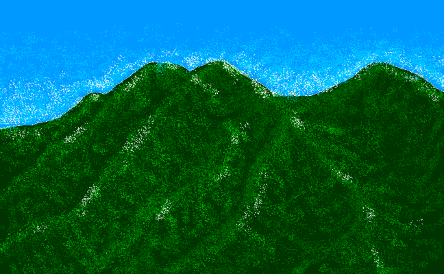 Omg, mountains!