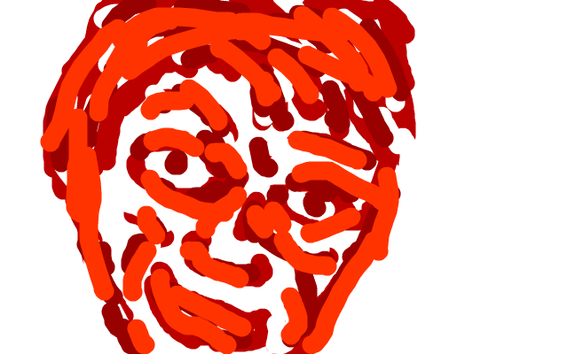 wierd face